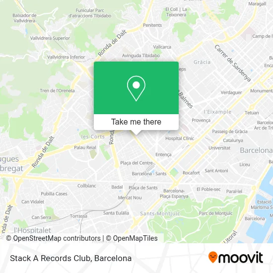 Stack A Records Club map