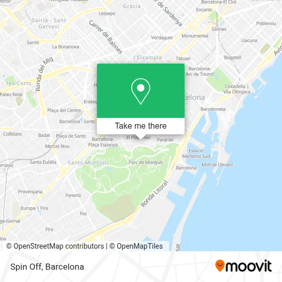 Spin Off map