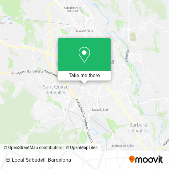 El Local Sabadell map