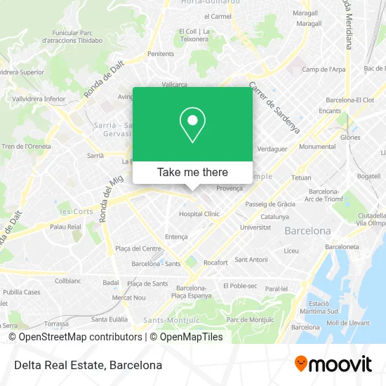 Delta Real Estate map