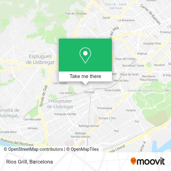 Rios Grill map