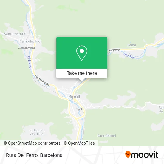 Ruta Del Ferro map