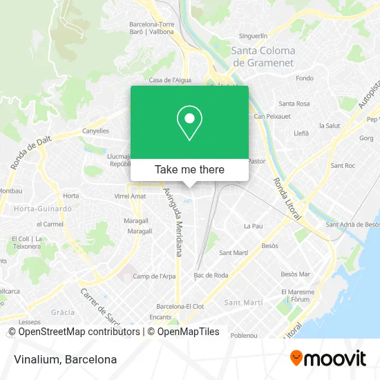 Vinalium map