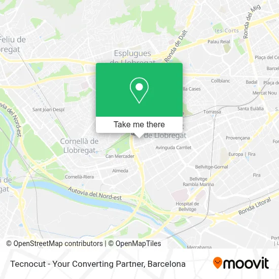 Tecnocut - Your Converting Partner map