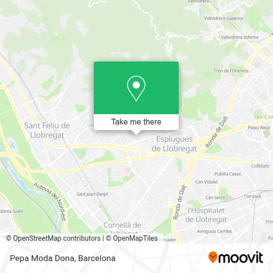 Pepa Moda Dona map
