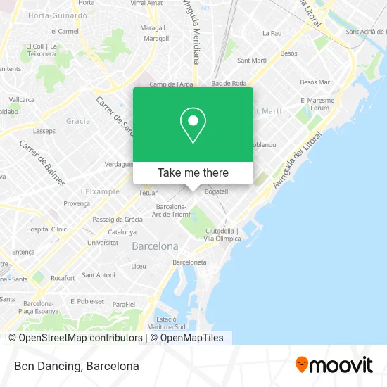 Bcn Dancing map