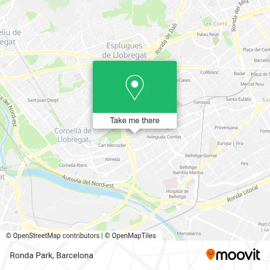 Ronda Park map