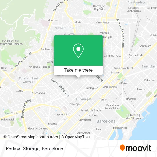 Radical Storage map
