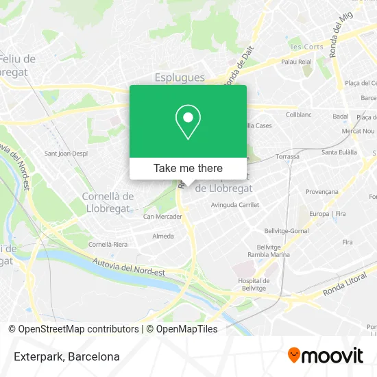 Exterpark map