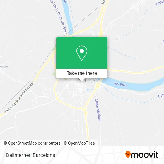 Delinternet map