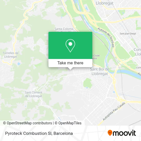 Pyroteck Combustion Sl map