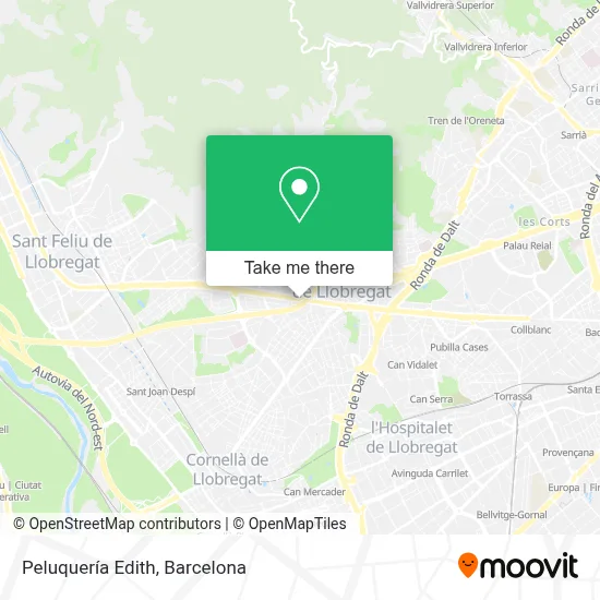 Peluquería Edith map