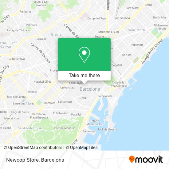 Newcop Store map
