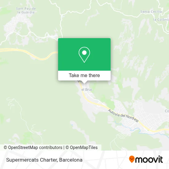 Supermercats Charter map