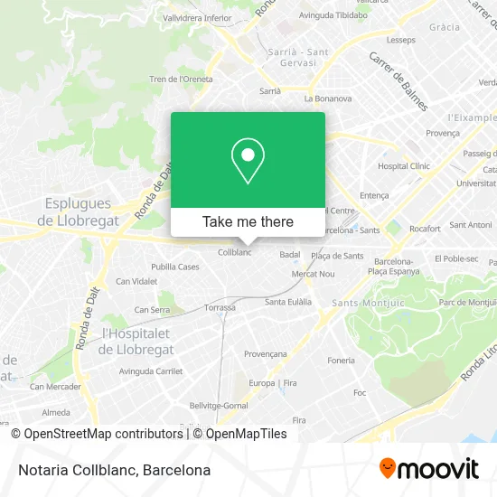 Notaria Collblanc map