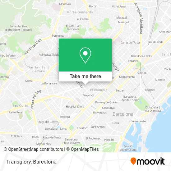 Transglory map