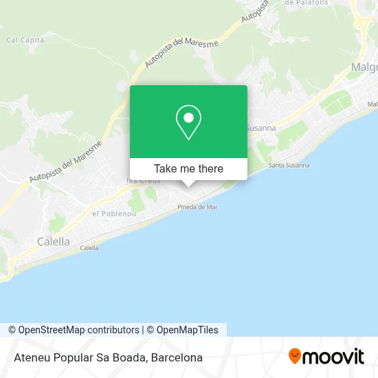 Ateneu Popular Sa Boada map