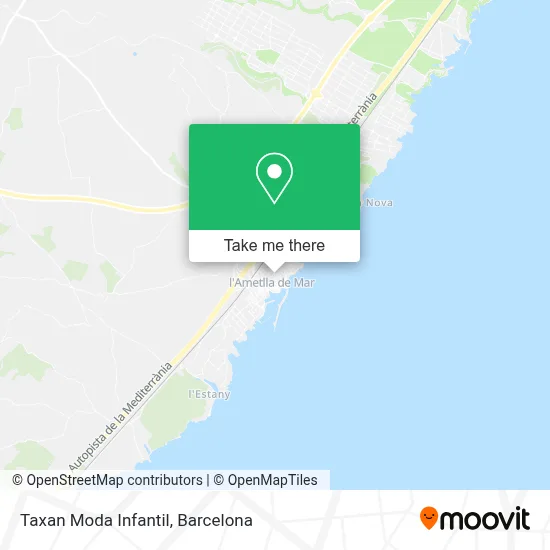 Taxan Moda Infantil map