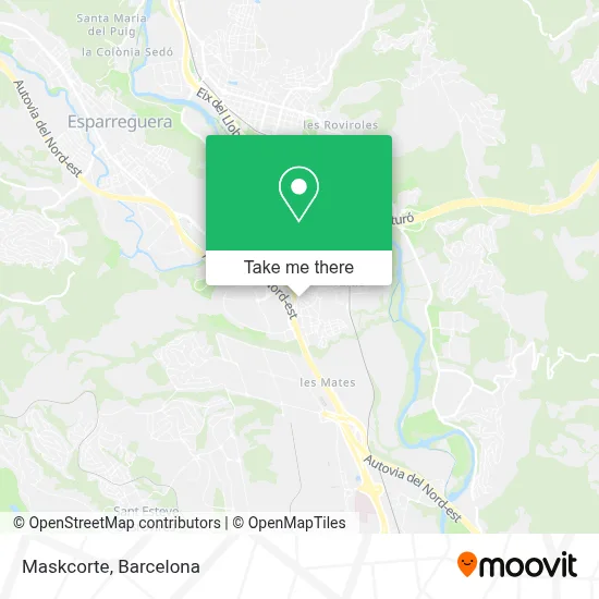 Maskcorte map