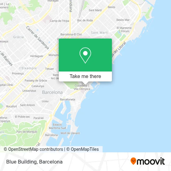 Blue Building map