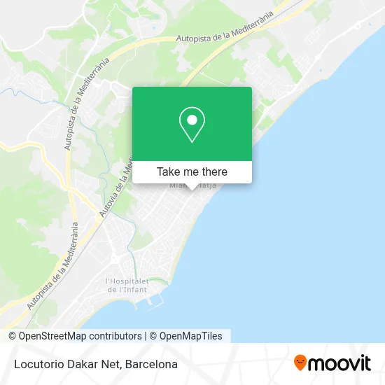Locutorio Dakar Net map