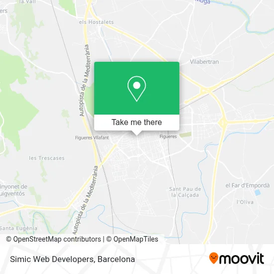 Simic Web Developers map