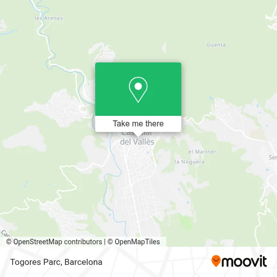Togores Parc map