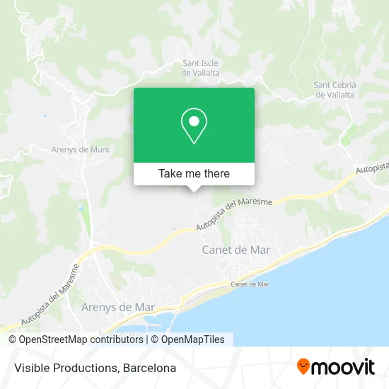 Visible Productions map