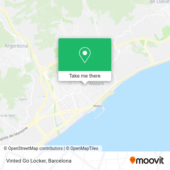 Vinted Go Locker map
