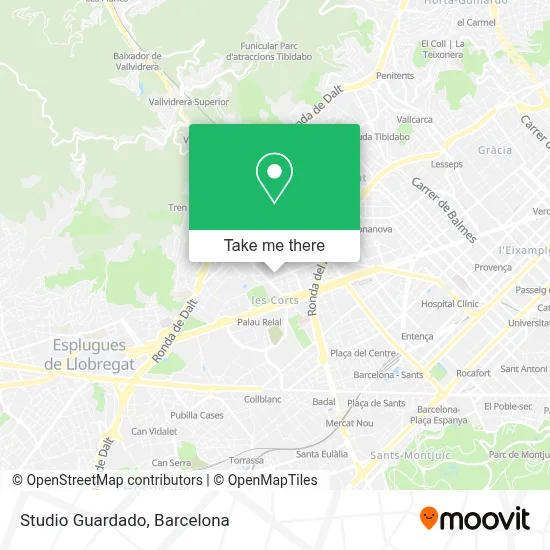 Studio Guardado map