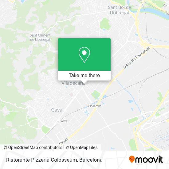 Ristorante Pizzeria Colosseum map