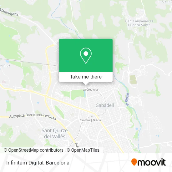 Infinitum Digital map