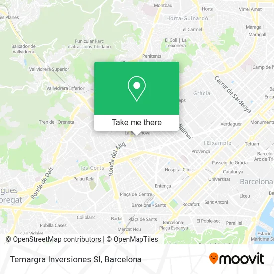 Temargra Inversiones Sl map