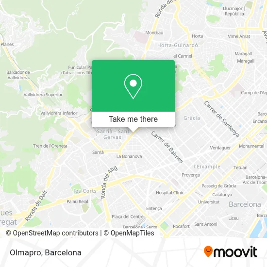 Olmapro map
