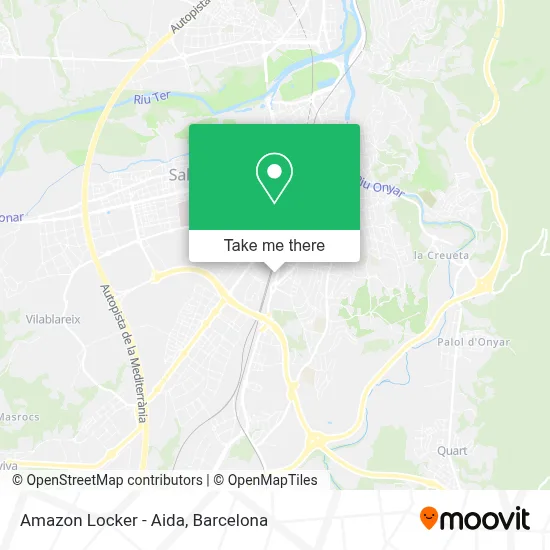 Amazon Locker - Aida map