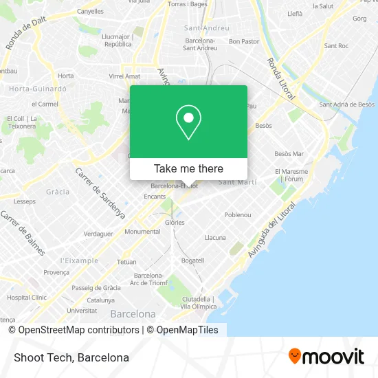 Shoot Tech map
