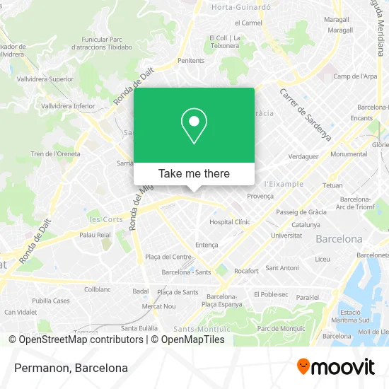 Permanon map