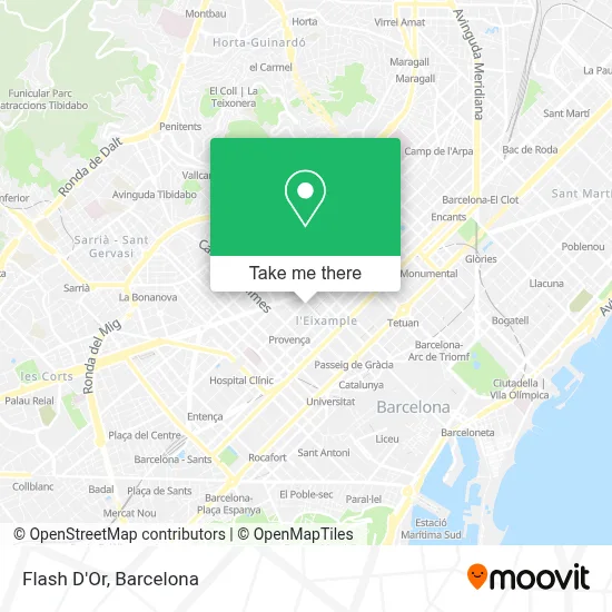 Flash D'Or map
