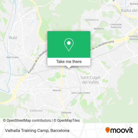 Valhalla Training Camp map