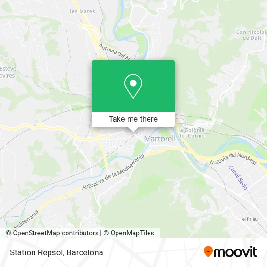 Station Repsol map
