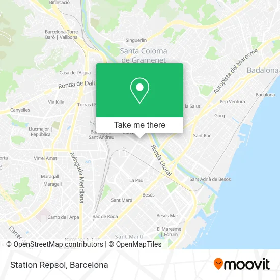 Station Repsol map