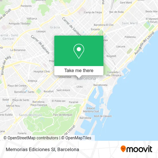 Memorias Ediciones Sl map