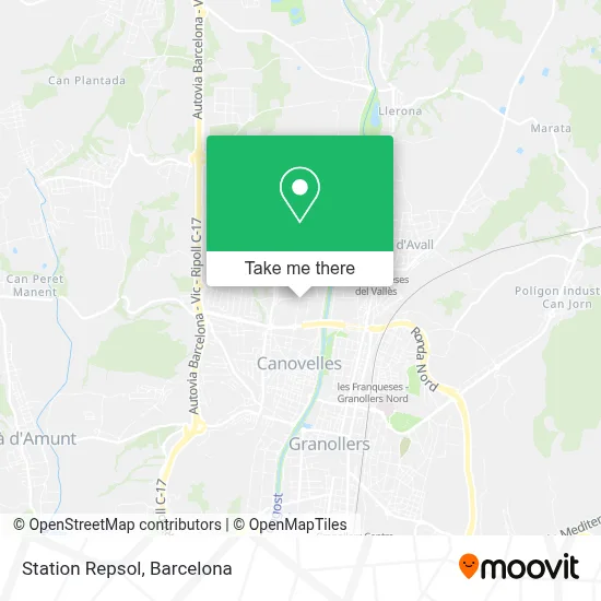 Station Repsol map