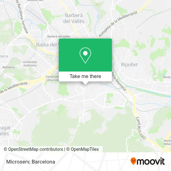 Microserv map