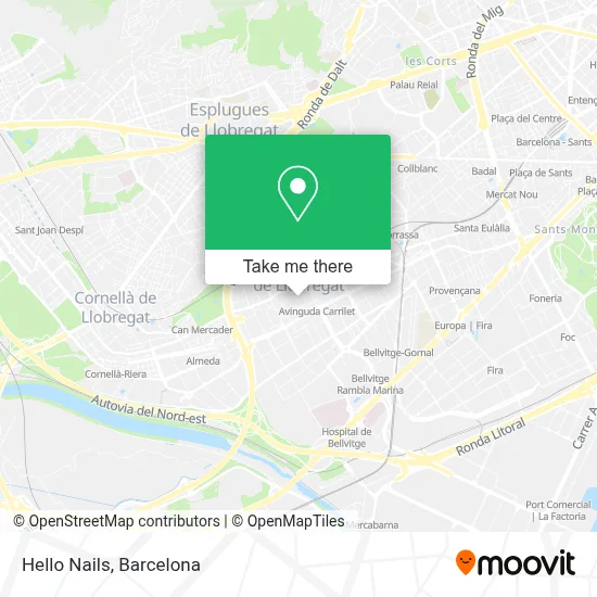 Hello Nails map