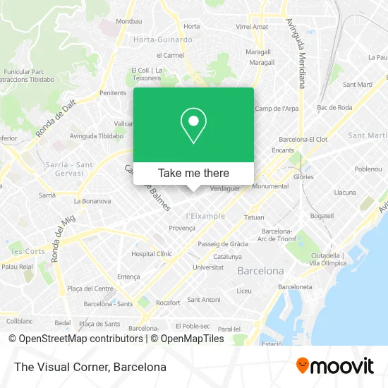 The Visual Corner map