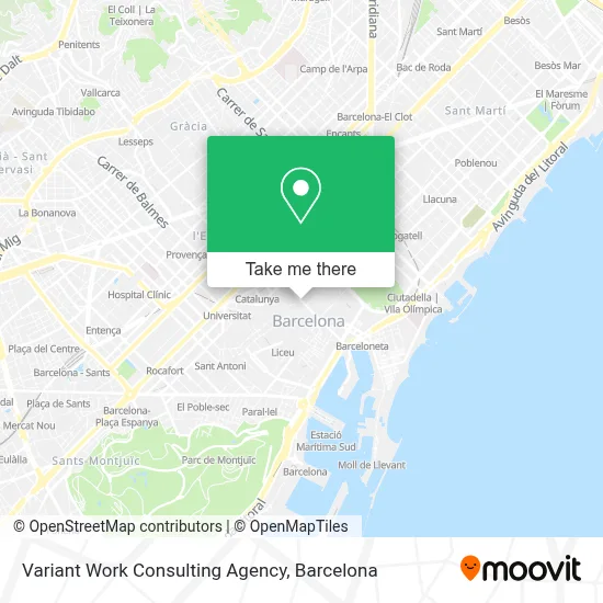 Variant Work Consulting Agency map