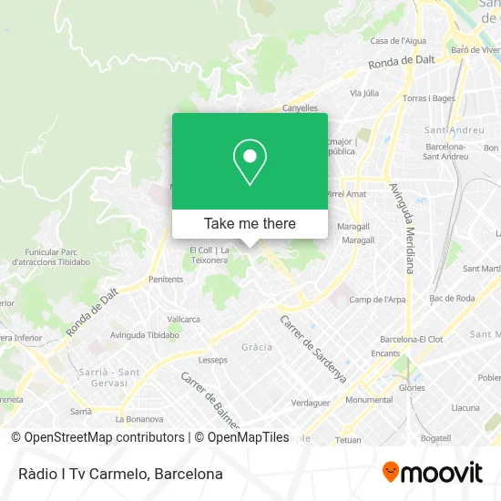 Ràdio I Tv Carmelo map