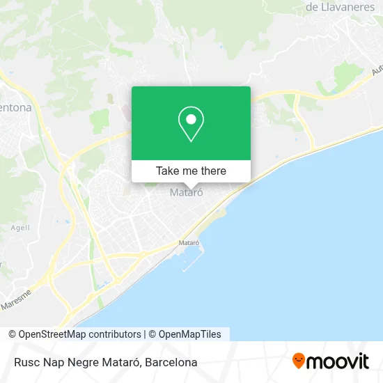 Rusc Nap Negre Mataró map