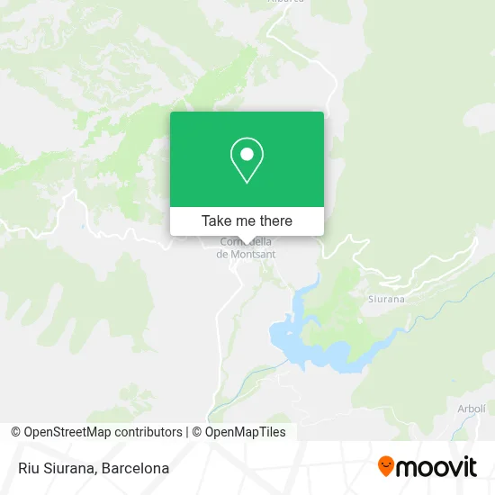 Riu Siurana map